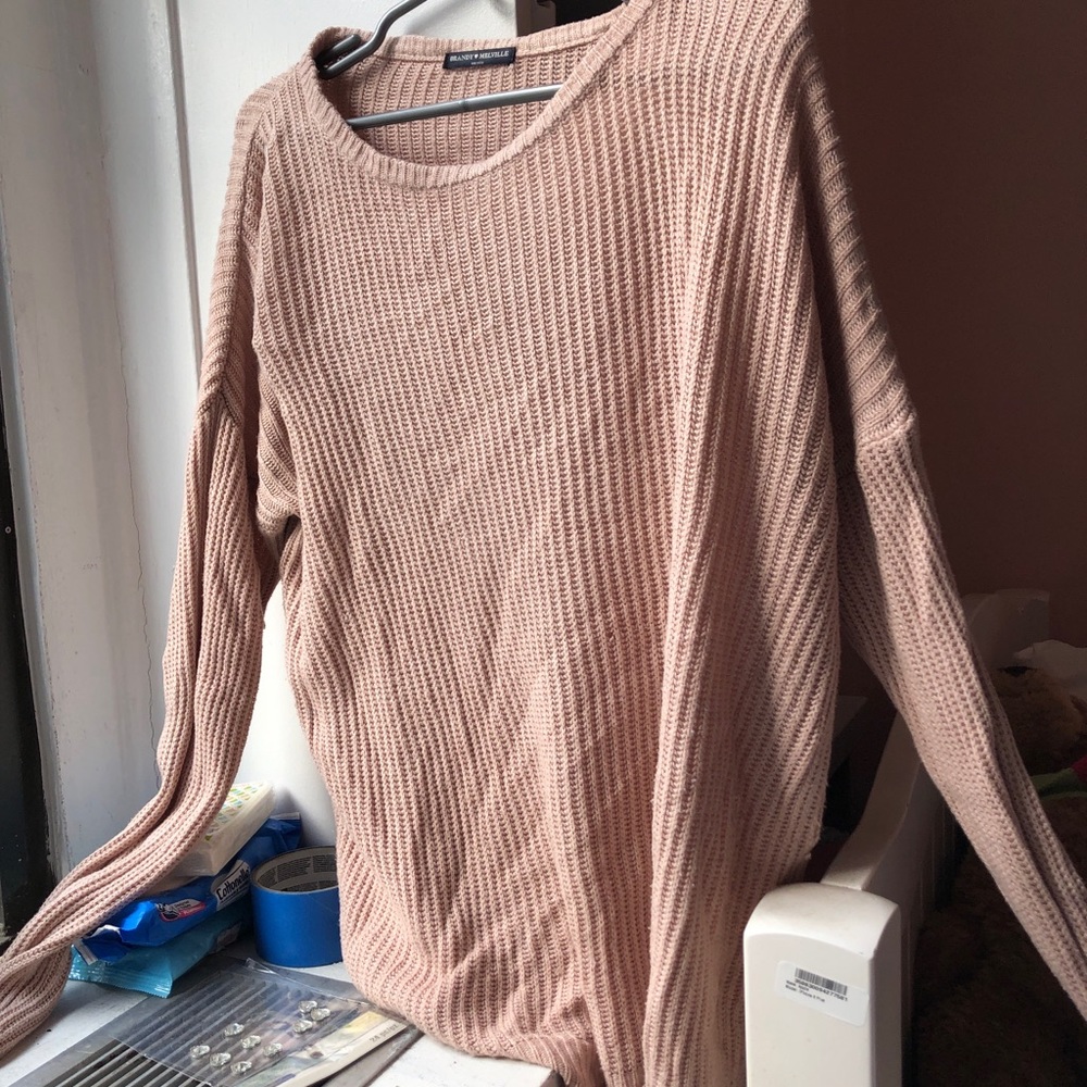 Light pink brandy sweater